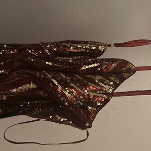 Sequins maxi dress size small